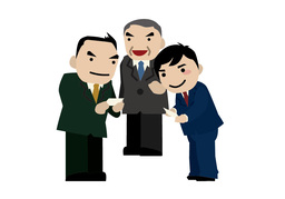 fall in withのイラスト